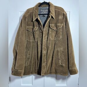 Abercrombie & Fitch Outdoor Goods Corduroy Jacket Oversized